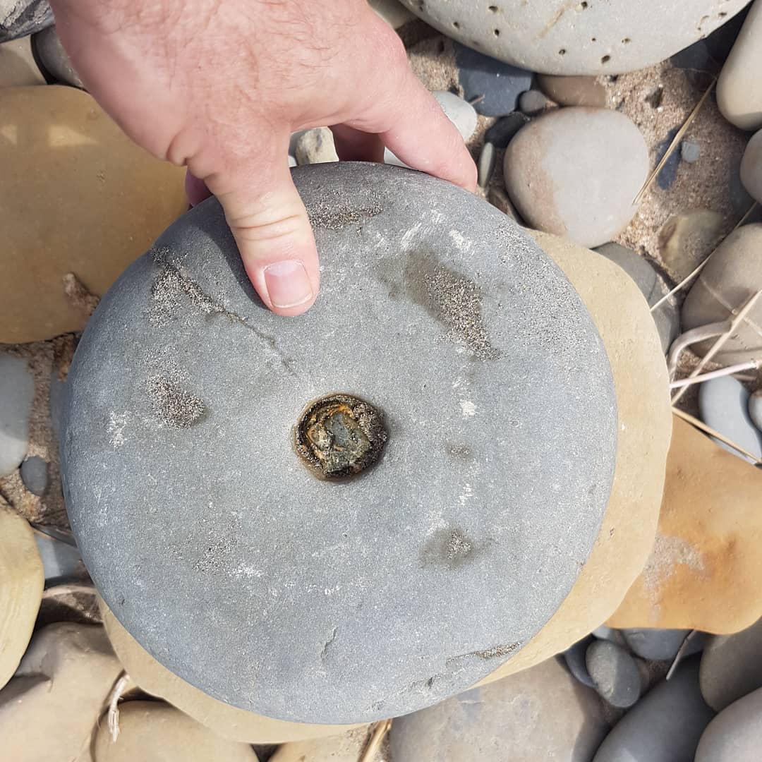 Any artifact experts out there? I found this stone today with a hole that seems to go all the way through. Could it be a stone anchor?

       