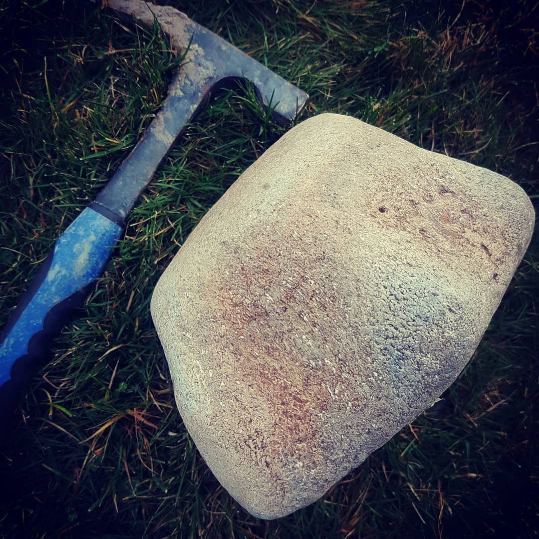 This is a large fossilised vertebrae I found a couple of months ago. I'm guessing it's from a species of whale? Anyone know for sure? Area was Miocene but the river I found it in does run through a Cretaceous layer known for its plesiosaur deposits.

                