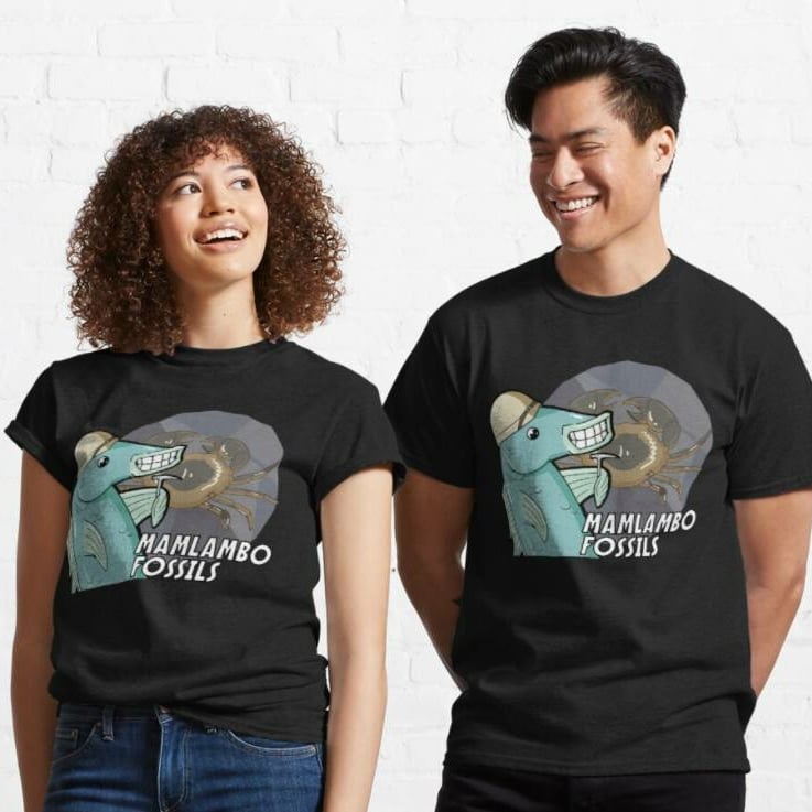 I finally got some merch sorted out, just in time for my 50k YouTube subscriber giveaway! Head over to www.mamlambofossils.com and click on the SHOP link.