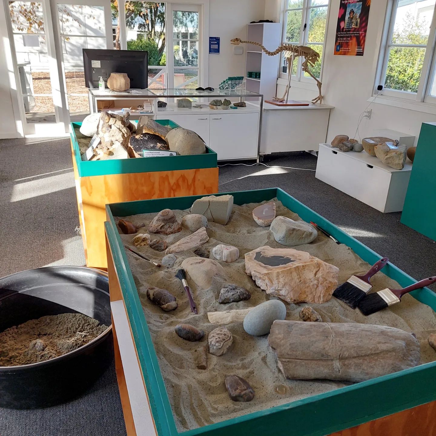A huge thanks to everyone that visited the fossil workshop today, it was great meeting so many fossil enthusiasts! The kids prep area was super busy 😀      